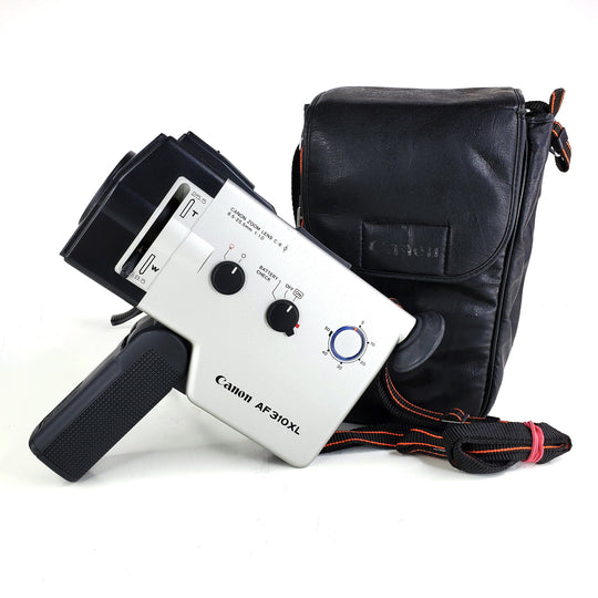 Canon AF310XL Auto Focus Super 8 Camera with Original Bag and optional 1.4X Tele Converter