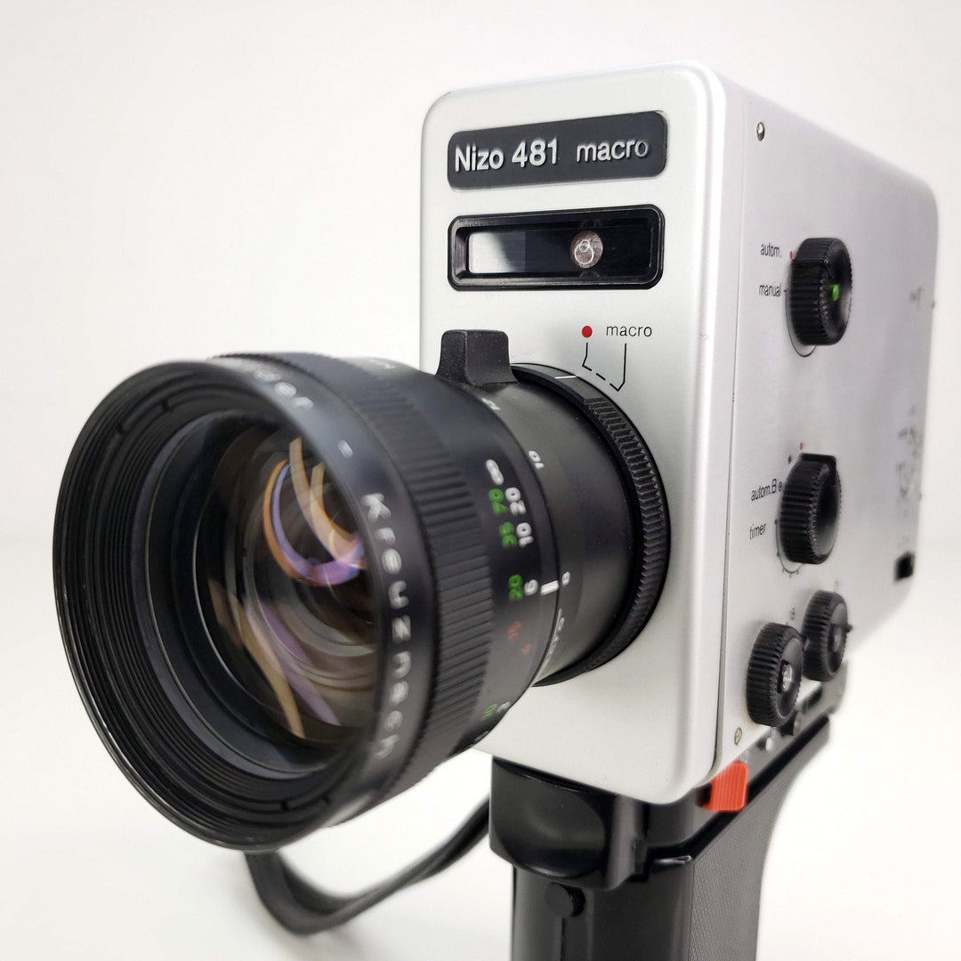 Nizo 481 Macro With Light Meter Adapters for Modern Batteries Super 8 Cameras Braun Nizo