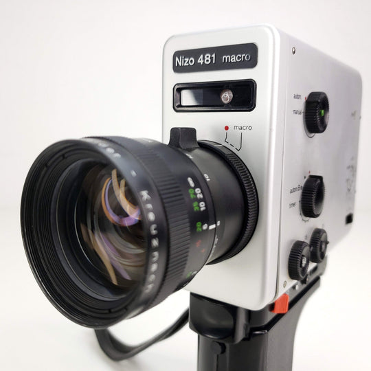 Nizo 481 Macro With Light Meter Adapters for Modern Batteries Super 8 Cameras Braun Nizo