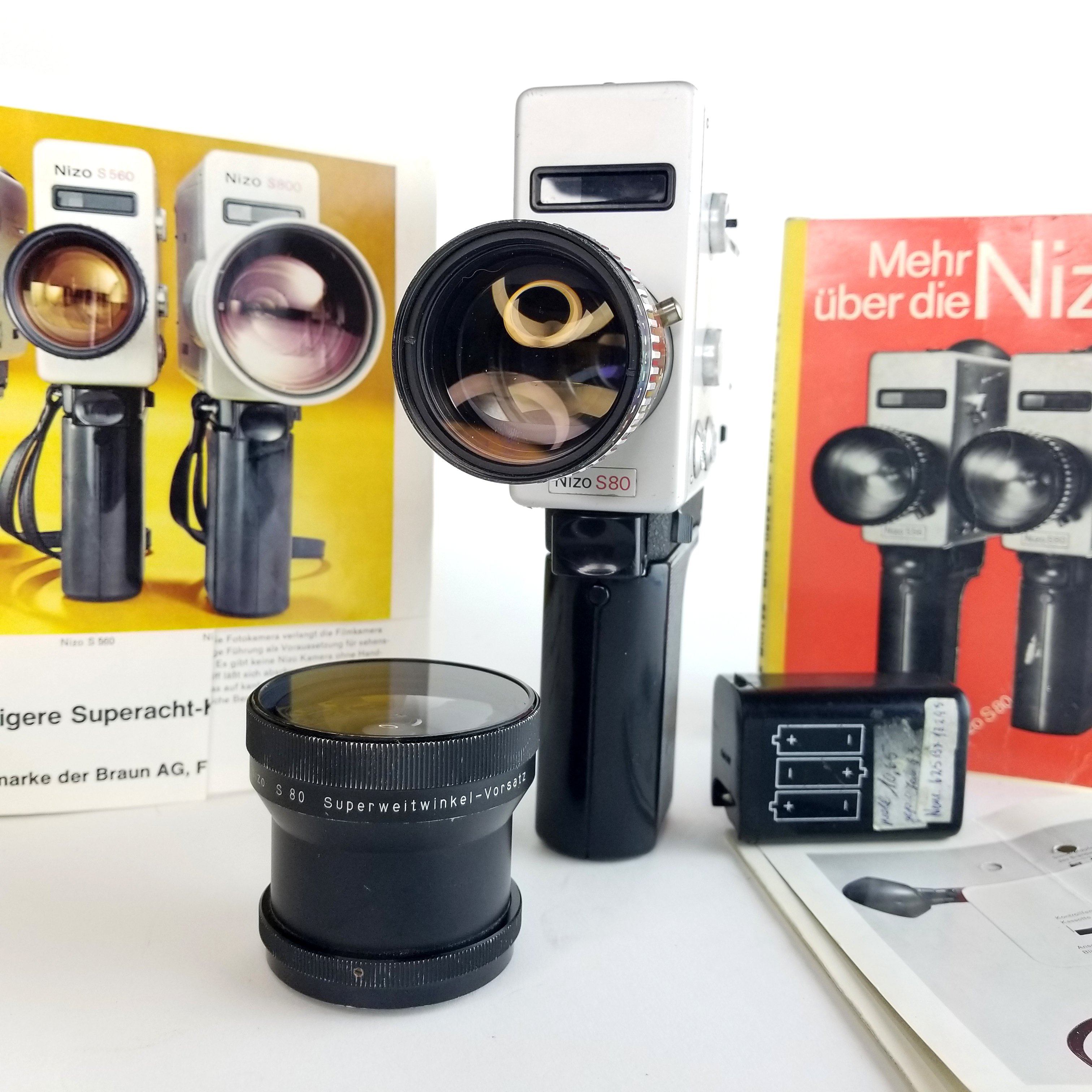 Nizo S80 Super Camera with Nizo Super Wide Angle Lens