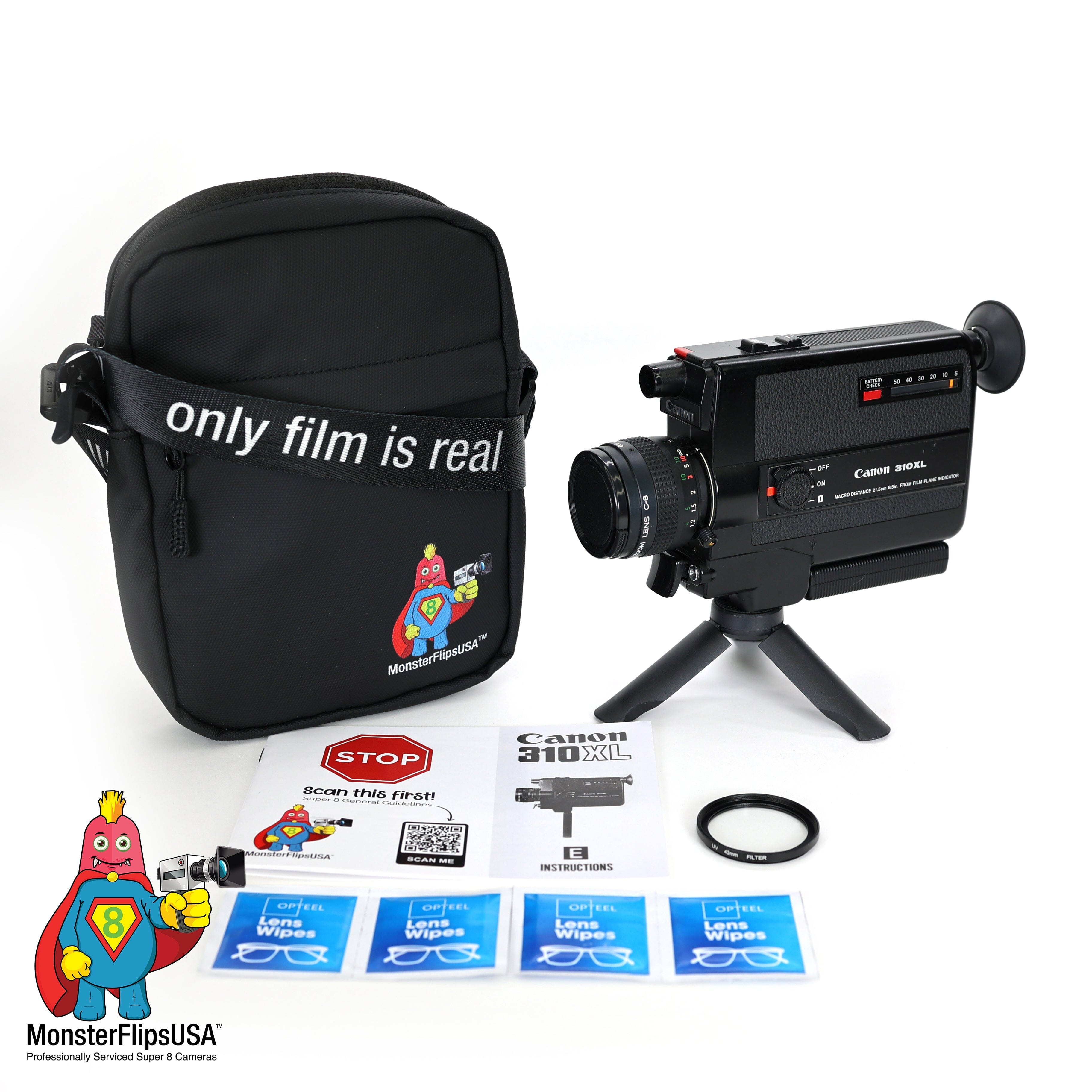 Professionally Serviced Super 8 Cameras - MonsterFlipsUSA