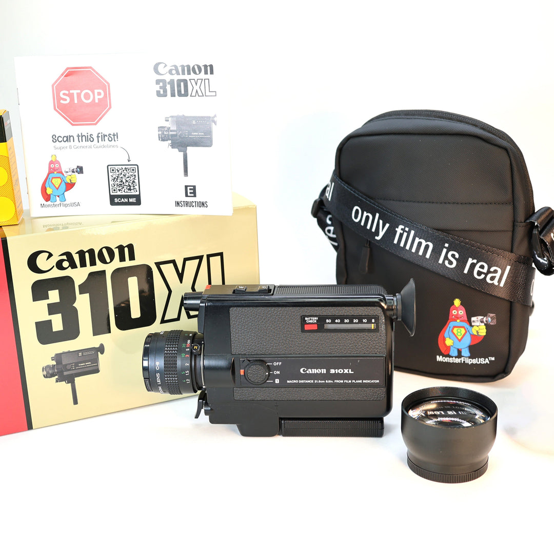 Canon 310XL Super 8 Camera - Professionally Serviced and Fully Functioning