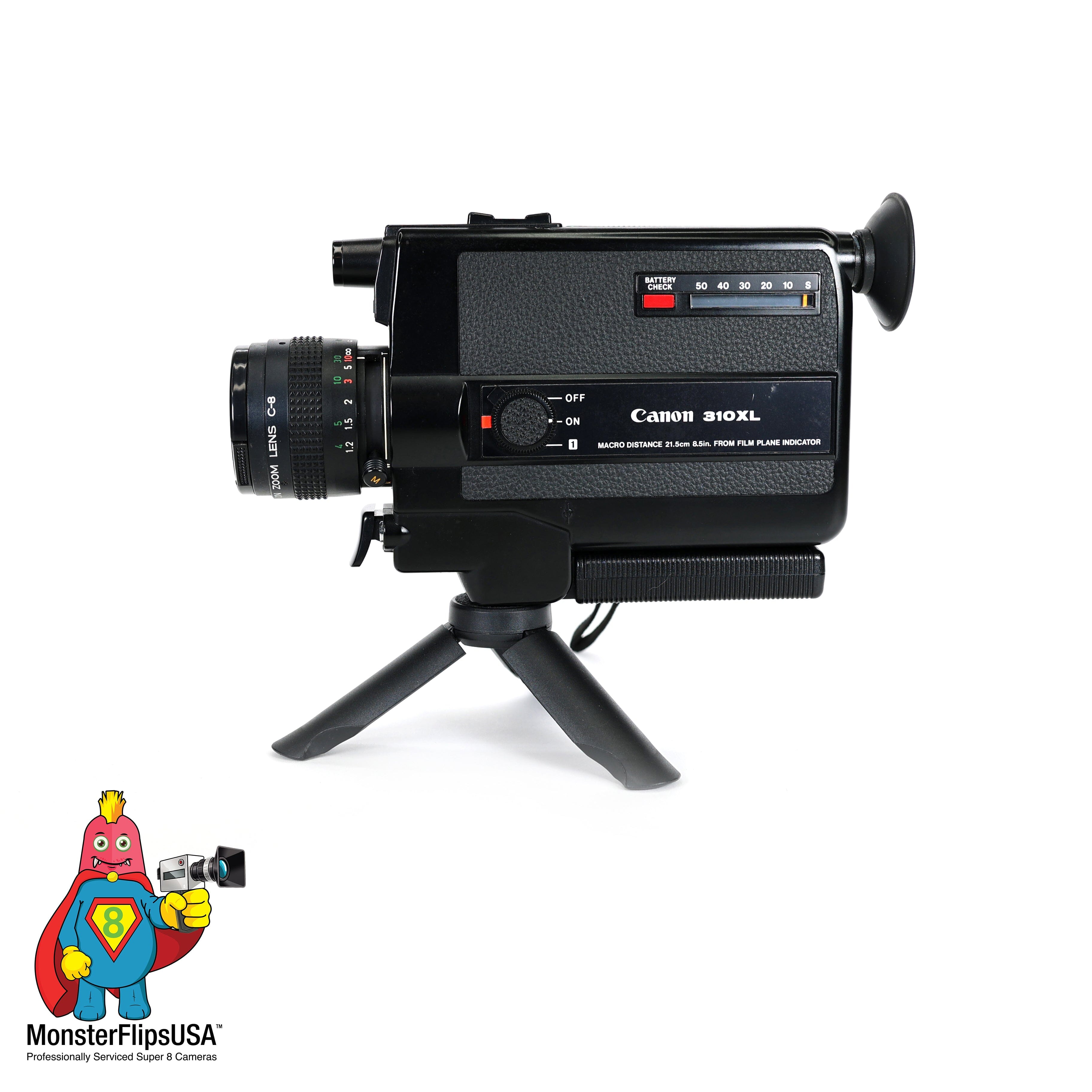 Canon 310XL Super 8 Camera Professionally Serviced – MonsterFlipsUSA