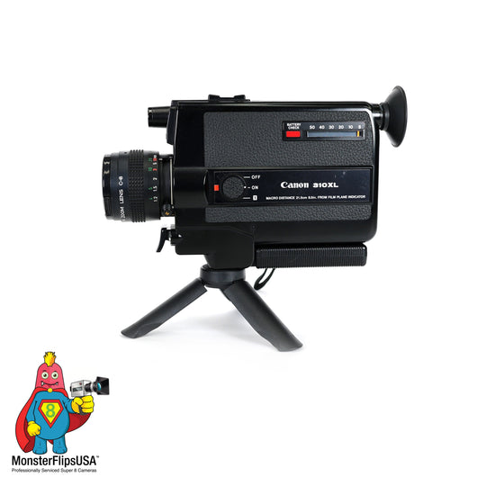 Canon 310XL Super 8 Camera - Professionally Serviced and Fully Functioning