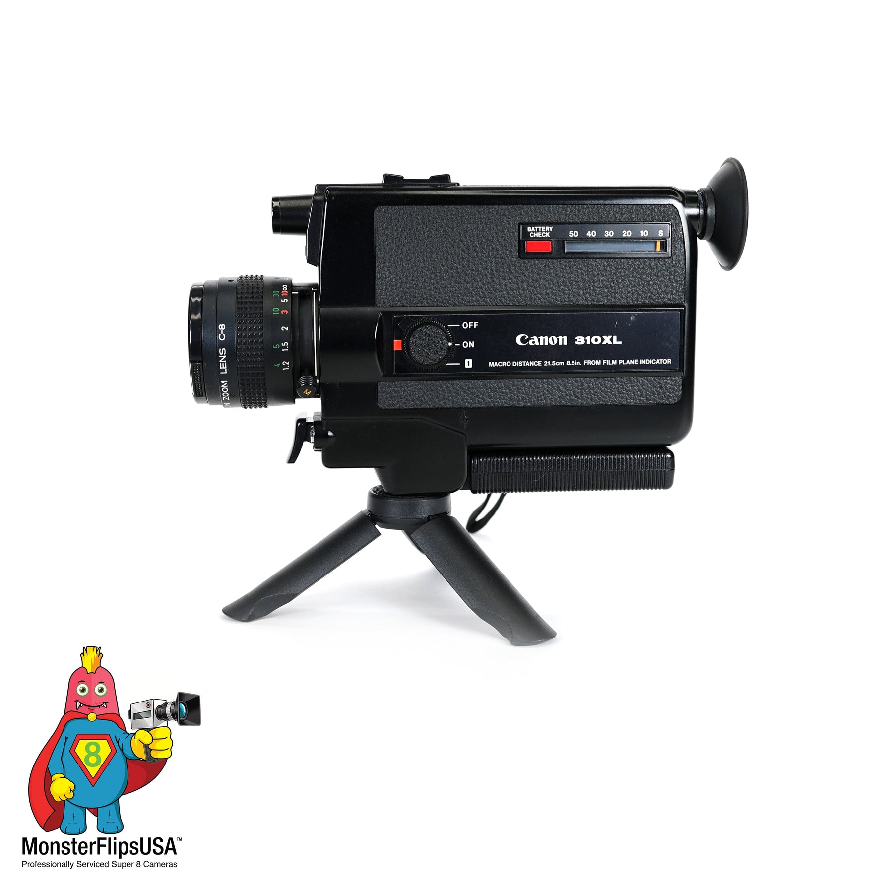Canon 310XL Super 8 Camera Professionally Serviced – MonsterFlipsUSA Canon 310XL Super 8 Camera Professionally Serviced – MonsterFlipsUSA