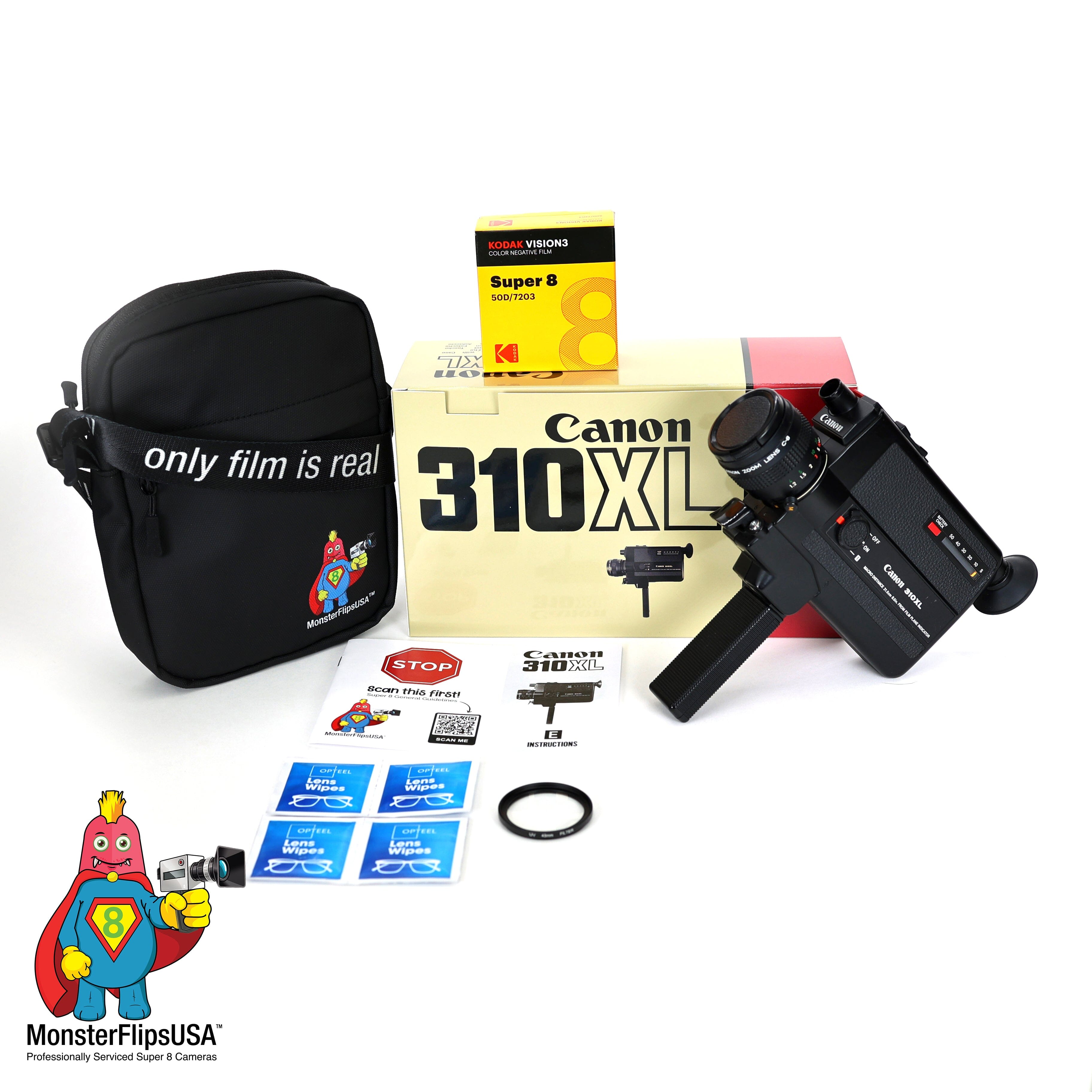 Canon 310XL Super 8 Camera Professionally Serviced – MonsterFlipsUSA