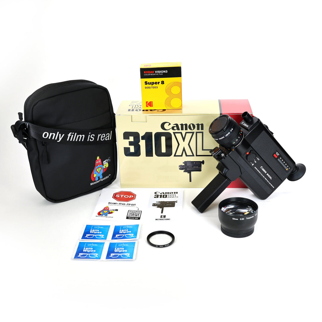 Canon 310XL Ultimate Bundle Super 8 Camera Professionally Serviced and Fully Tested