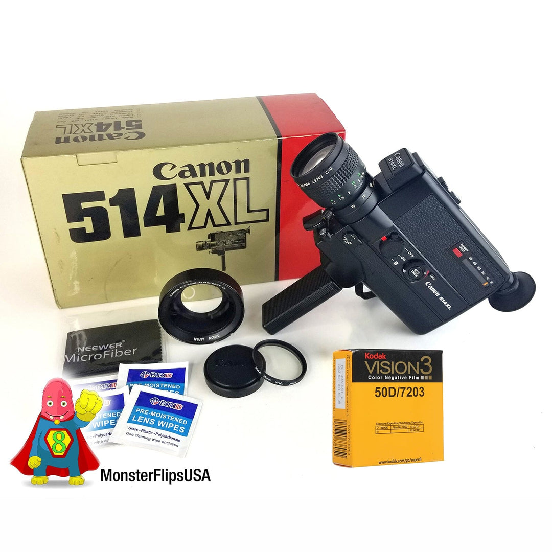 Canon 514XL Super 8 Camera Professionally Serviced & Fully Functioning Super 8 Cameras Canon 