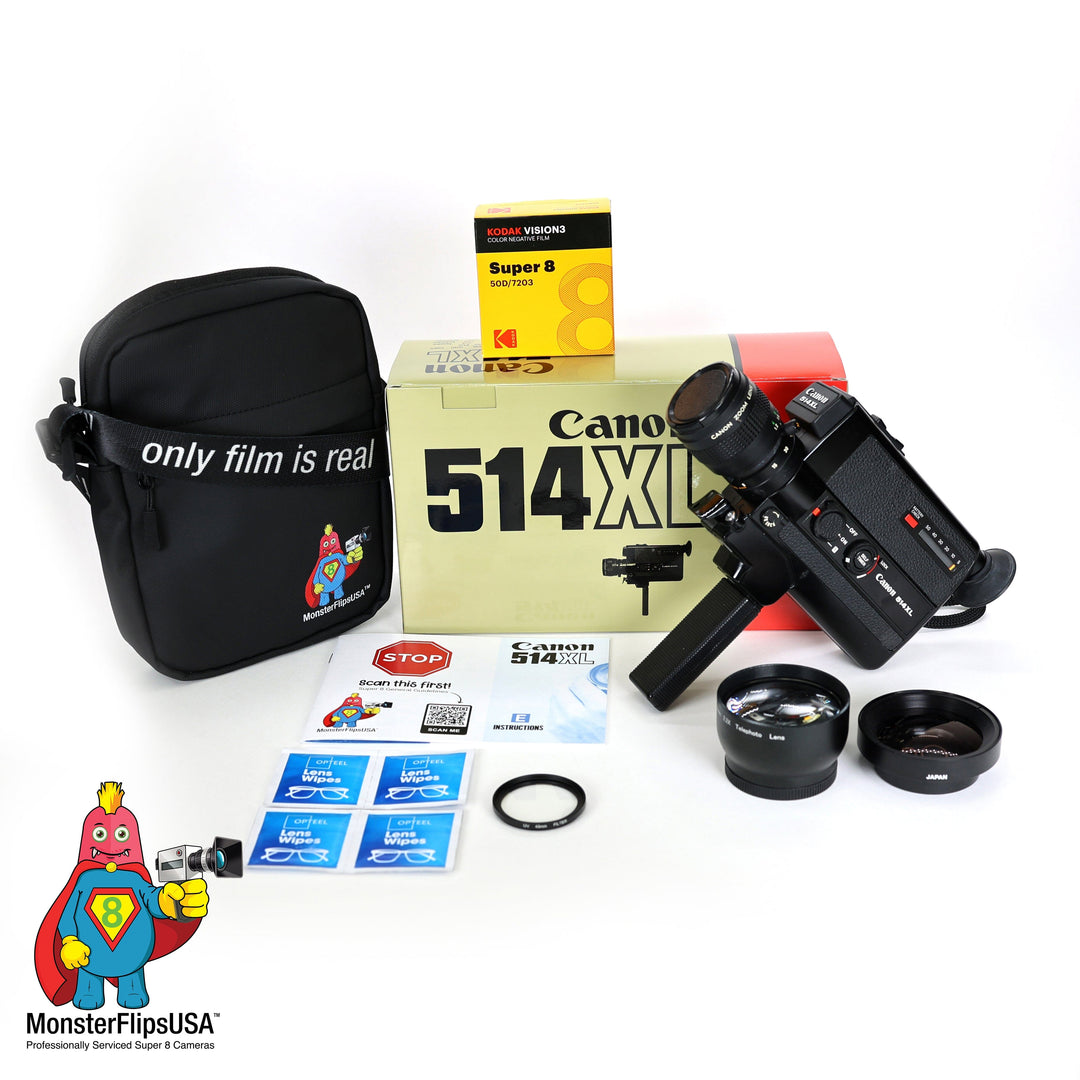 Canon 514XL Super 8 Camera ULTIMATE Set Professionally Serviced & Fully Functioning