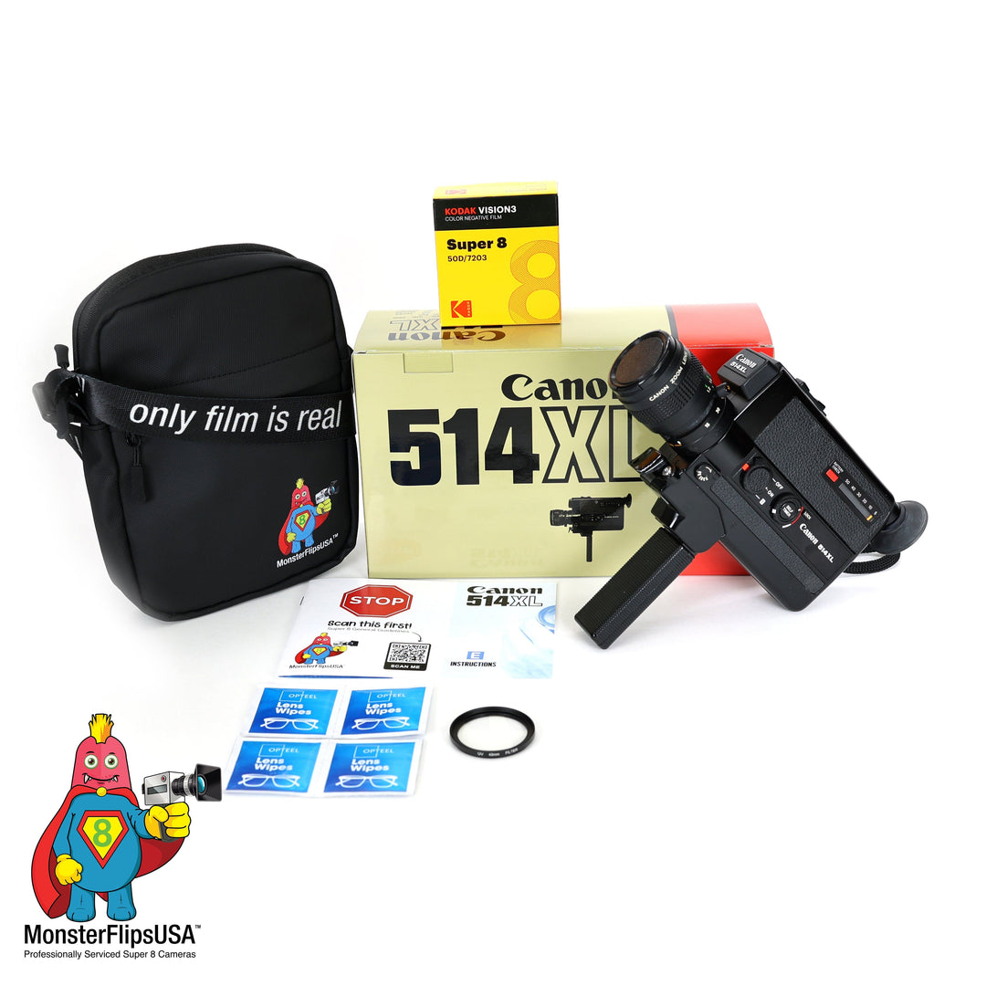 Canon 514XL Super 8 Camera ULTIMATE Set Professionally Serviced & Fully Functioning