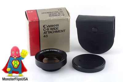 Canon C-8 Wide Attachment 43mm Instructions Manual MonsterFlipsUSA 