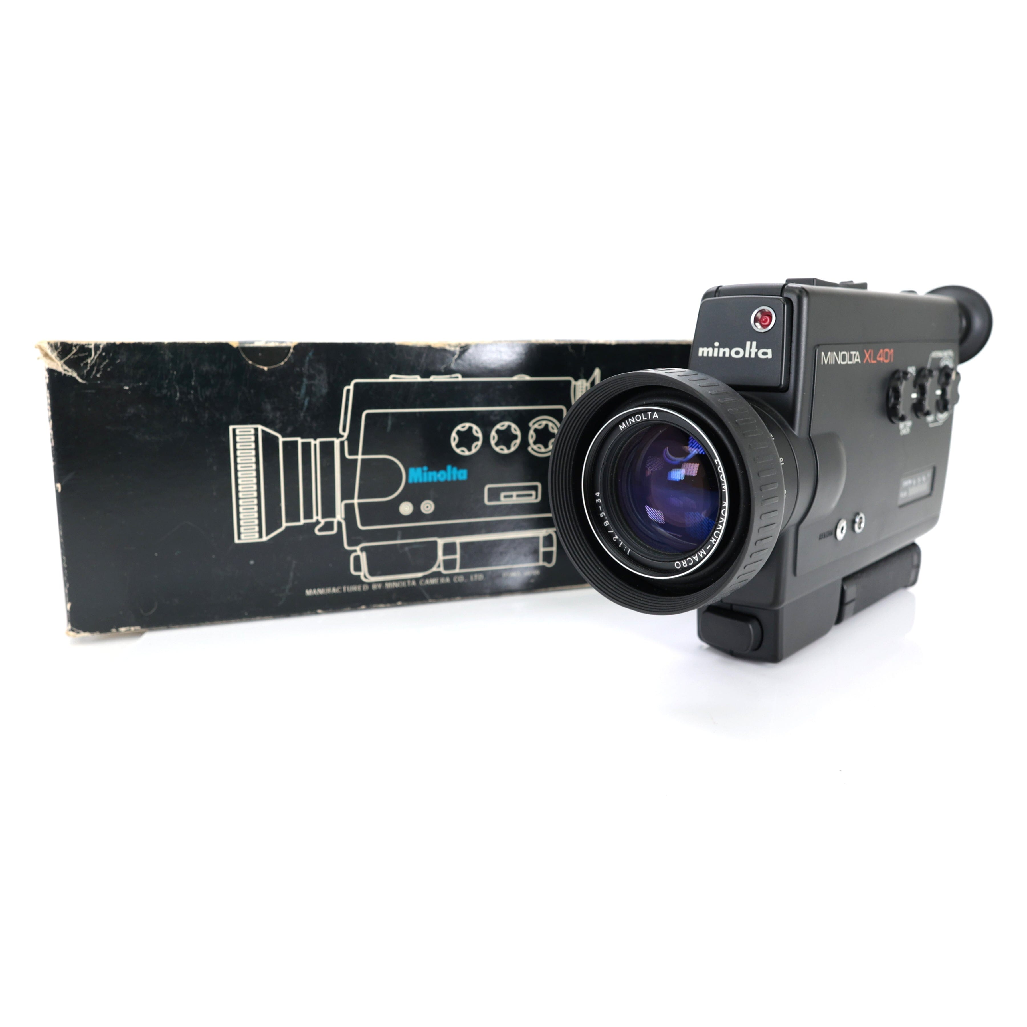 Minolta XL401 Super 8 Camera Professionally Serviced and Fully