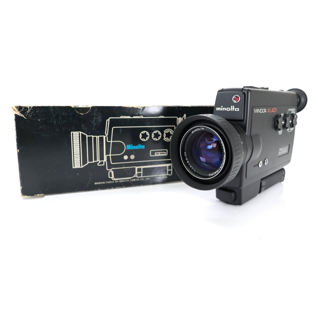 Minolta XL401 Super 8 Camera Professionally Serviced and Fully