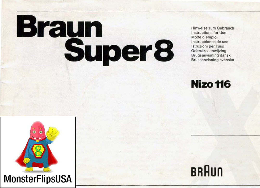 Nizo 116 (Similar features to S1 and S2) Instructions Manual PDF Free Download Instructions Manual MonsterFlipsUSA 