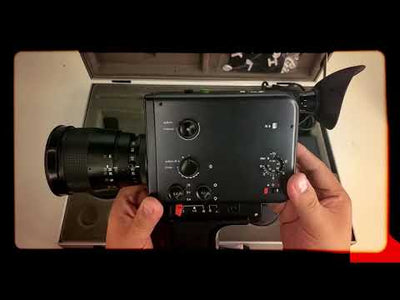 Nizo 801 Macro Super 8 Camera Black Edition With Aluminum Case - Ultimate Bundle