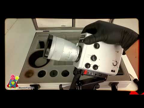 Nizo 801 Macro Super 8 Camera With Aluminum Protective Case - Ultimate Bundle