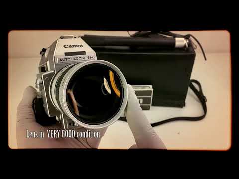CANON 814 Auto Zoom Fully Working Super 8 Camera