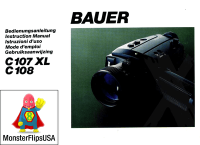 Bauer C107XL Instructions Manual PDF Free Download Instructions Manual MonsterFlipsUSA 