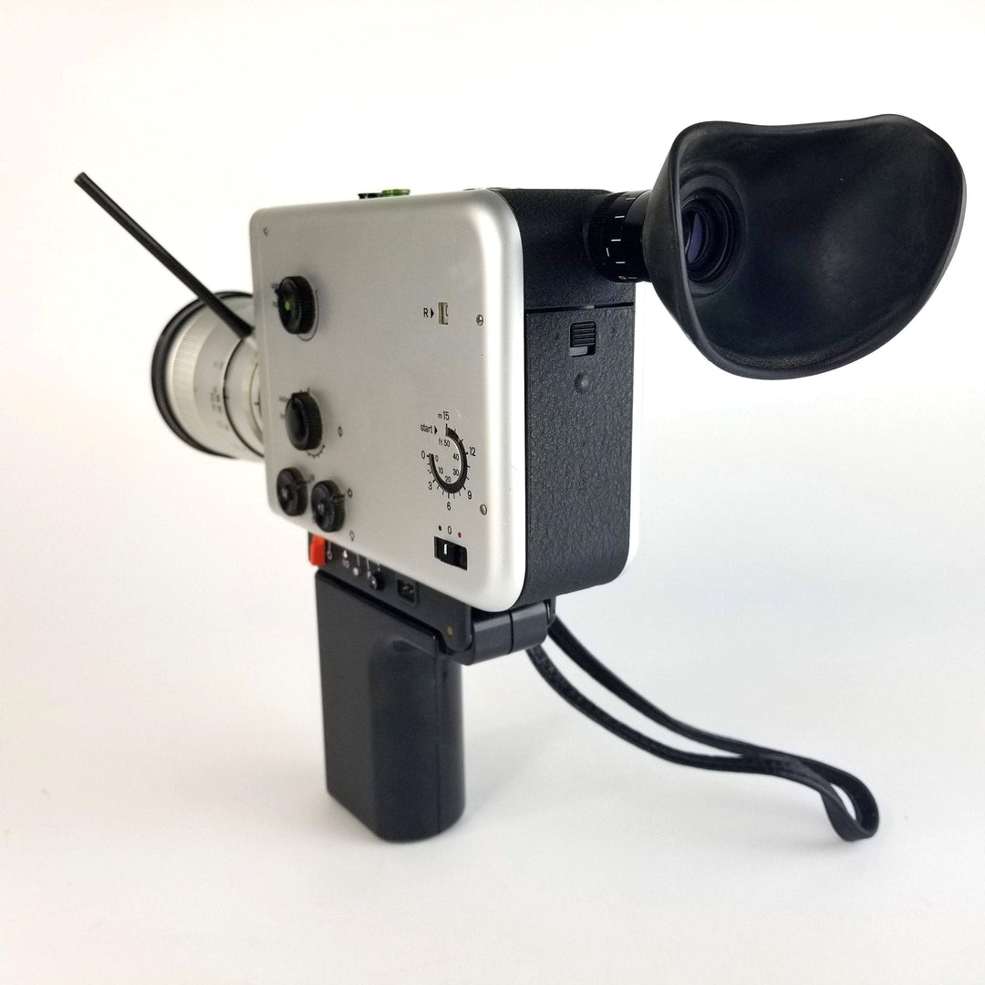BRAUN NIZO 801 Macro Super 8 Camera in EXCELLENT Condition With Remote Control, Lens Hood, & Precision Zoom Lever