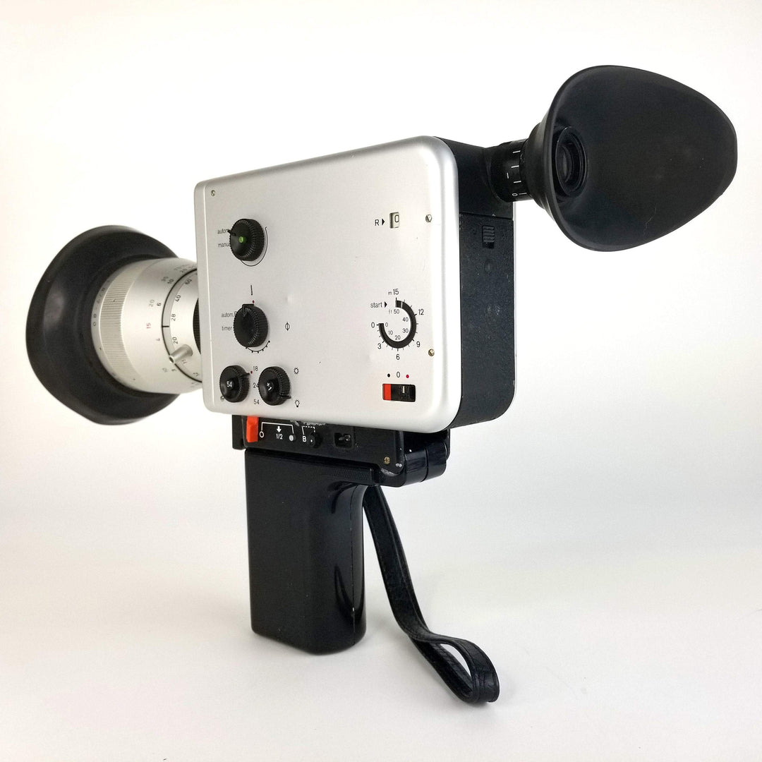 BRAUN NIZO 801 Macro Super 8 Camera in EXCELLENT Condition With Remote Control, Lens Hood, & Precision Zoom Lever