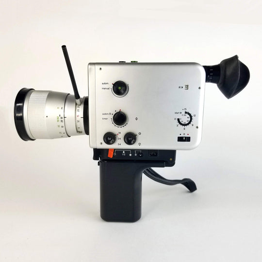 BRAUN NIZO 801 Macro Super 8 Camera in EXCELLENT Condition With Remote Control, Lens Hood, & Precision Zoom Lever