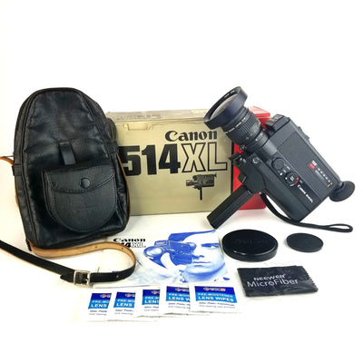 Canon 514XL Super 8 Camera - Ultimate Filmmaker's Bundle - Professionally Serviced and Fully Tested Super 8 Cameras Canon 