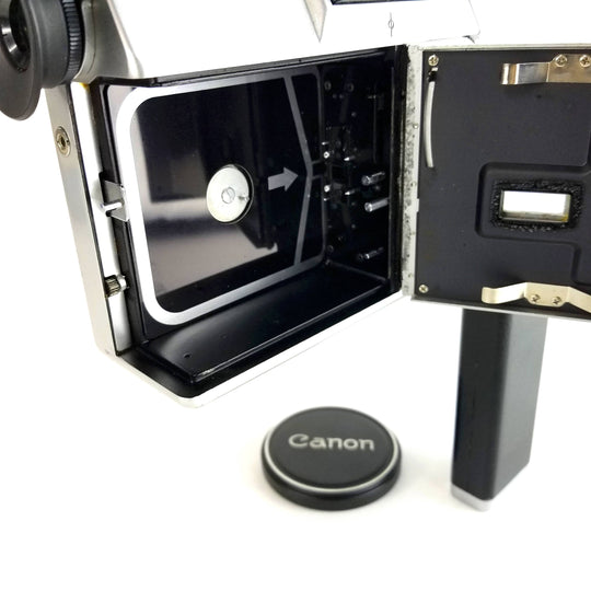 CANON 814 auto zoom Fully Working Super 8 Camera by MonsterFlipsUSA WATCH VIDEO!