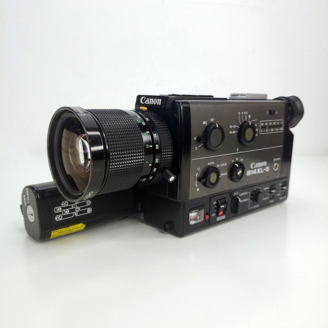 Canon 814 XL-S Super 8 Camera Fully Functioning With Optional C-8 Tele Converter 1.4X 67 - WATCH Video! Super 8 Cameras Canon 