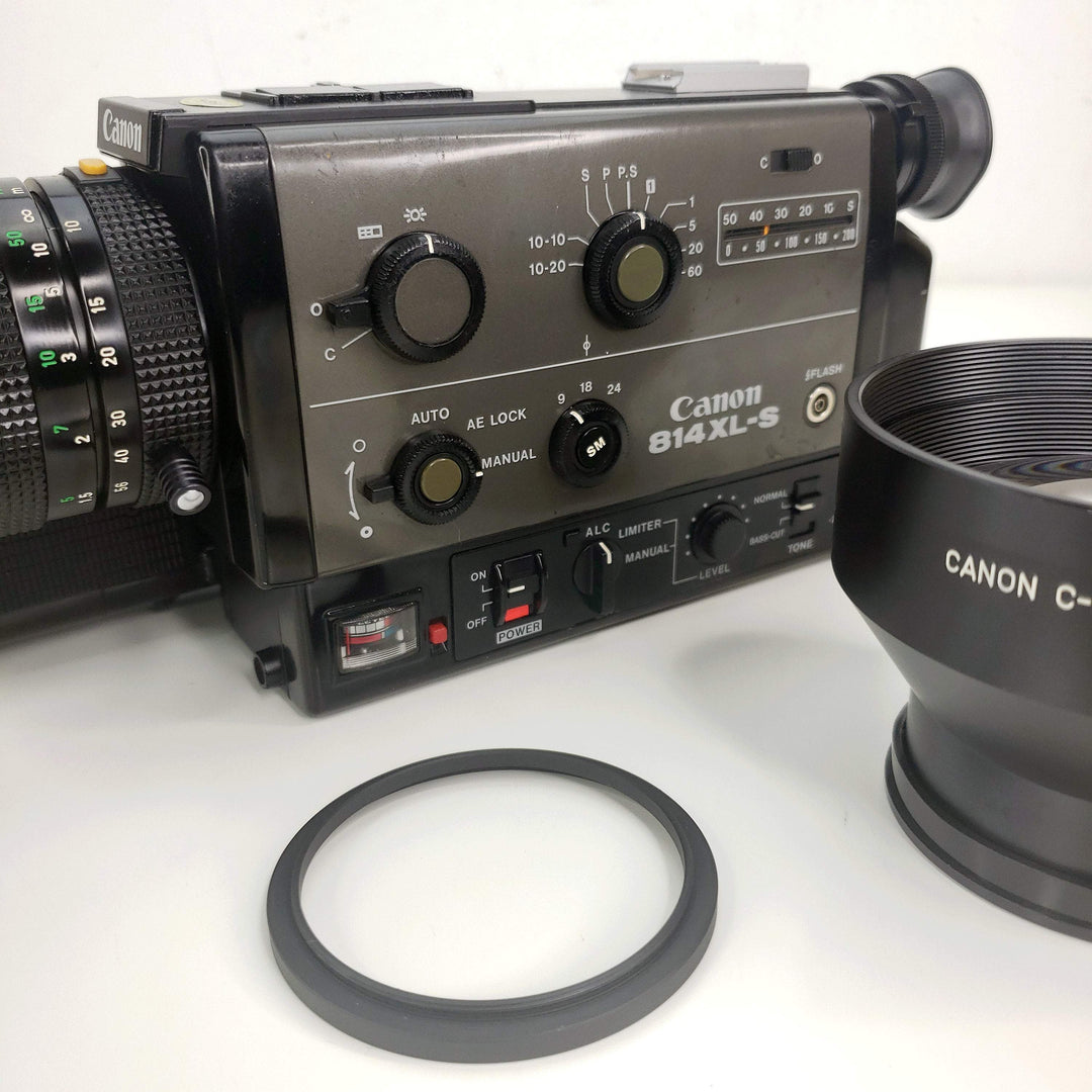 Canon 814 XL-S Super 8 Camera with C-8 Tele Converter Professionally Serviced and Fully Tested Super 8 Cameras Canon 