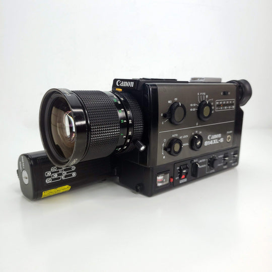 Canon 814 XL-S Super 8 Camera with C-8 Tele Converter Professionally Serviced and Fully Tested Super 8 Cameras Canon 