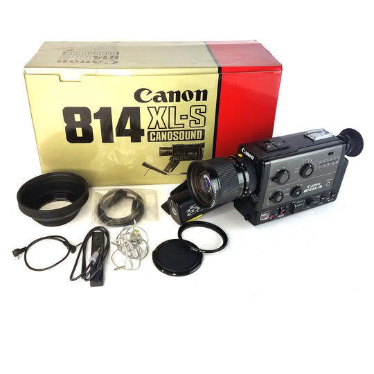 Canon 814 XL-S Super 8 Filmmaker's Bundle in Original Retail Box Super 8 Cameras Canon 
