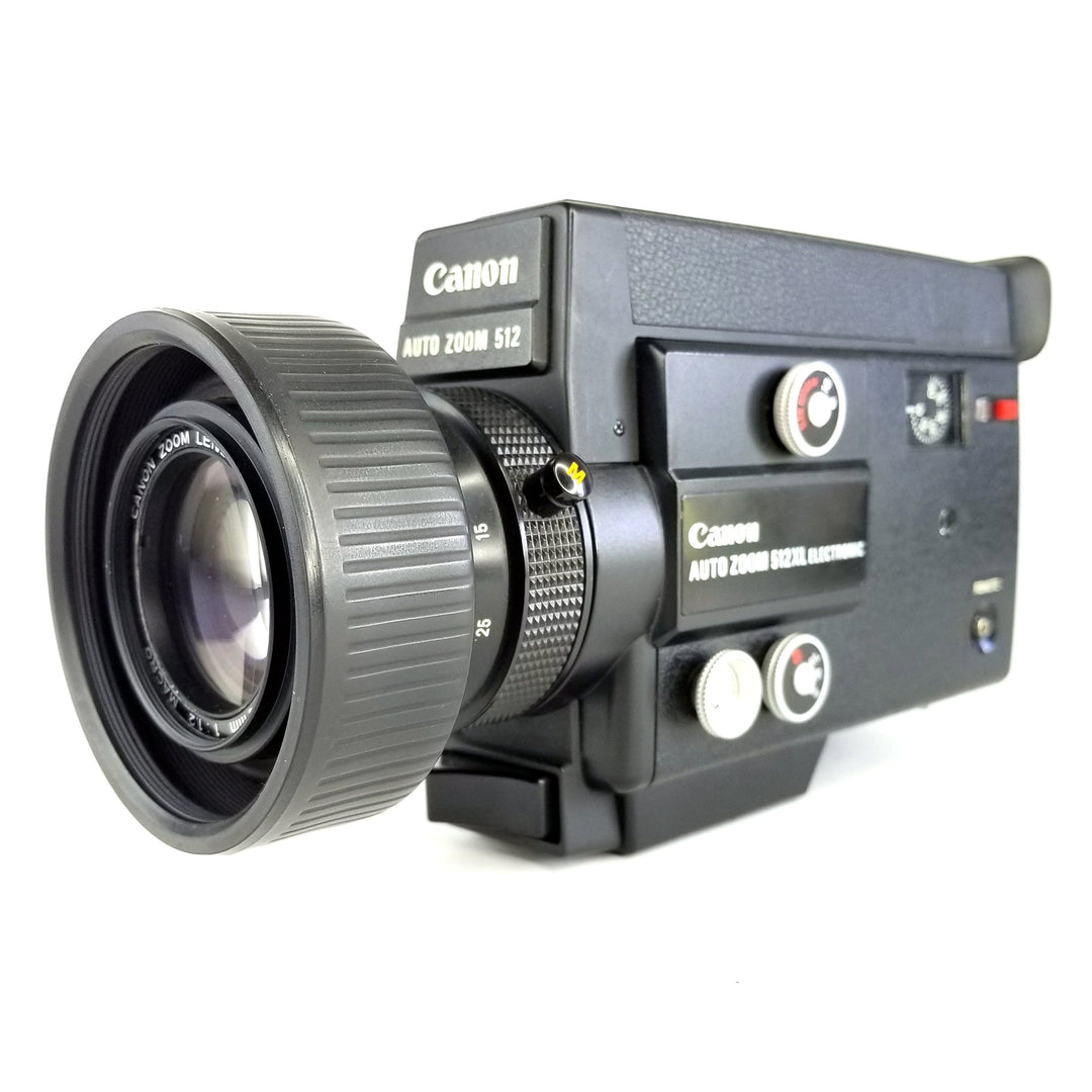 Canon Auto Zoom 512XL Electronic Super 8 Camera Professionally Serviced and Fully Tested Super 8 Cameras Canon 