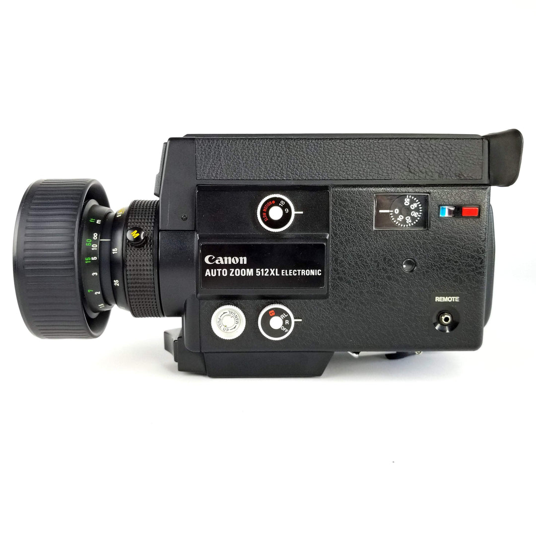 Canon Auto Zoom 512XL Electronic Super 8 Camera Professionally Serviced and Fully Tested Super 8 Cameras Canon 
