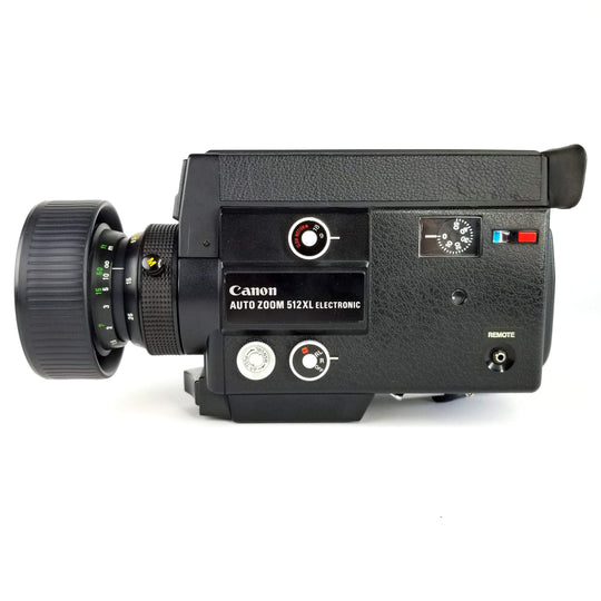 Canon Auto Zoom 512XL Electronic Super 8 Camera Professionally Serviced and Fully Tested Super 8 Cameras Canon 