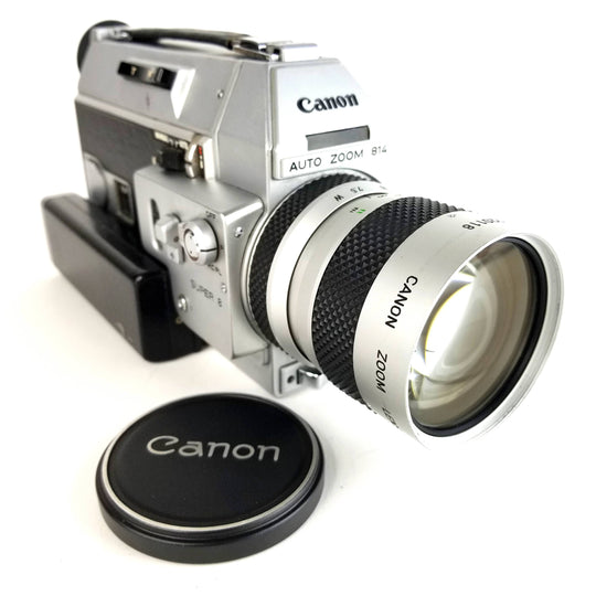 Canon Auto Zoom 814 Super 8 Camera With Lens Cap Super 8 Cameras Canon 