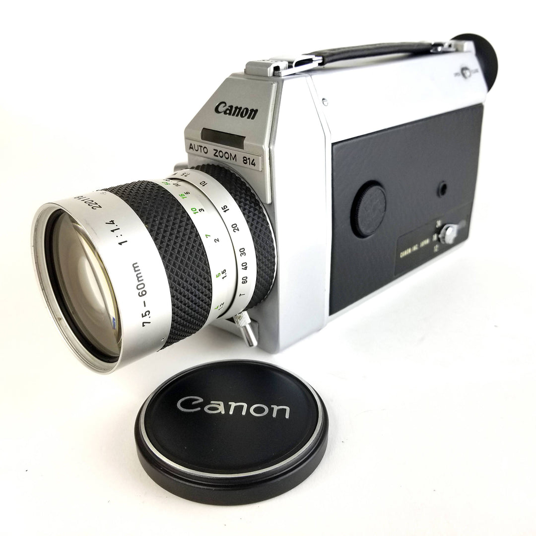 Canon Auto Zoom 814 Super 8 Camera With Lens Cap Super 8 Cameras Canon 