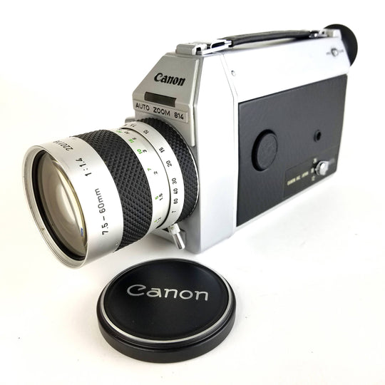 Canon Auto Zoom 814 Super 8 Camera With Lens Cap Super 8 Cameras Canon 