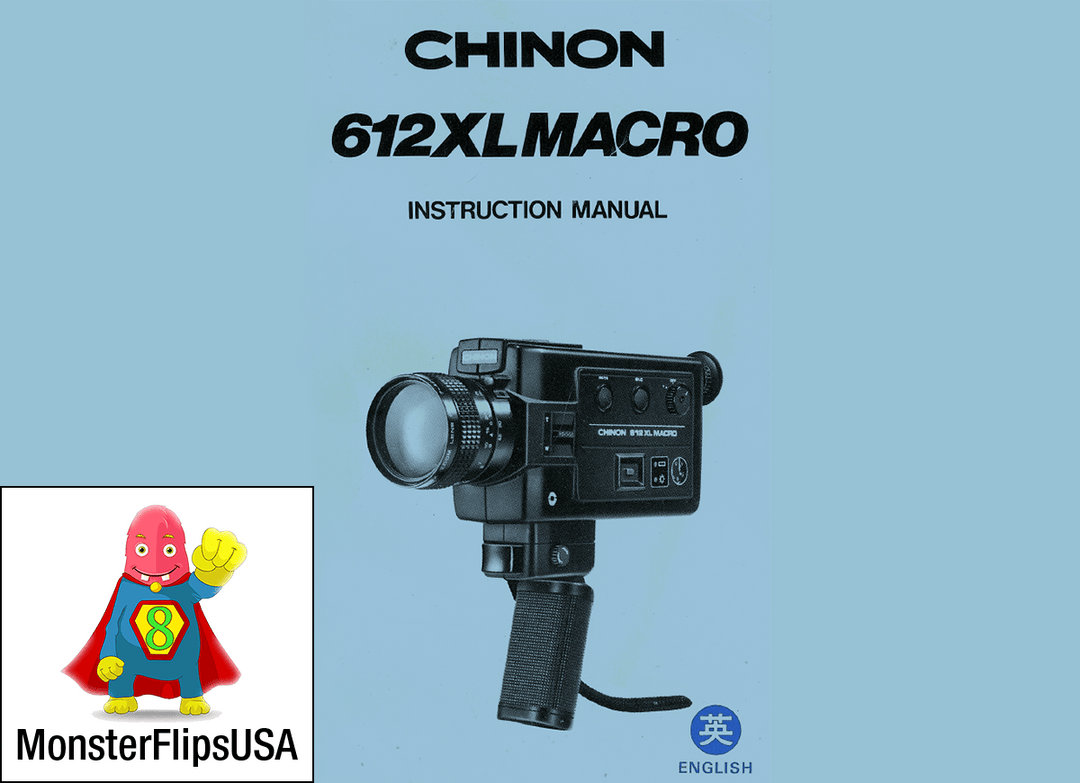 Chinon 612XL Macro Instructions Manual PDF Free Download – MonsterFlipsUSA