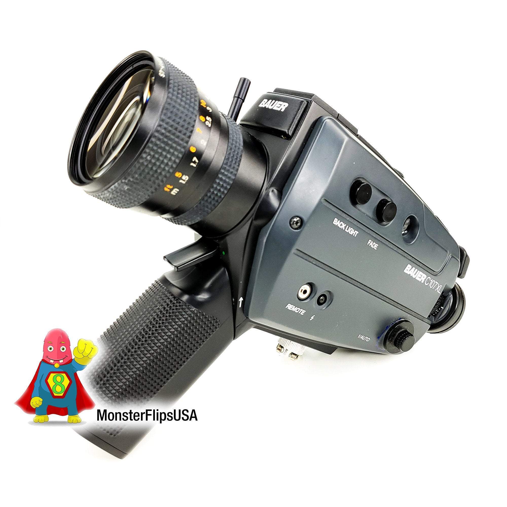 Bauer C107 XL Super 8 Camera Professionally Serviced - With Manual