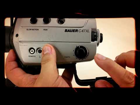 Bauer C47XL Super 8 Camera - Fully Functioning!
