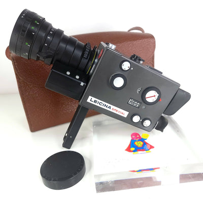 Leicina Special with Leicinamatic (Power Zoom, Auto Exposure) and Optivaron f1.8/6-66mm in Perfect Condition! Super 8 Cameras Leicina 