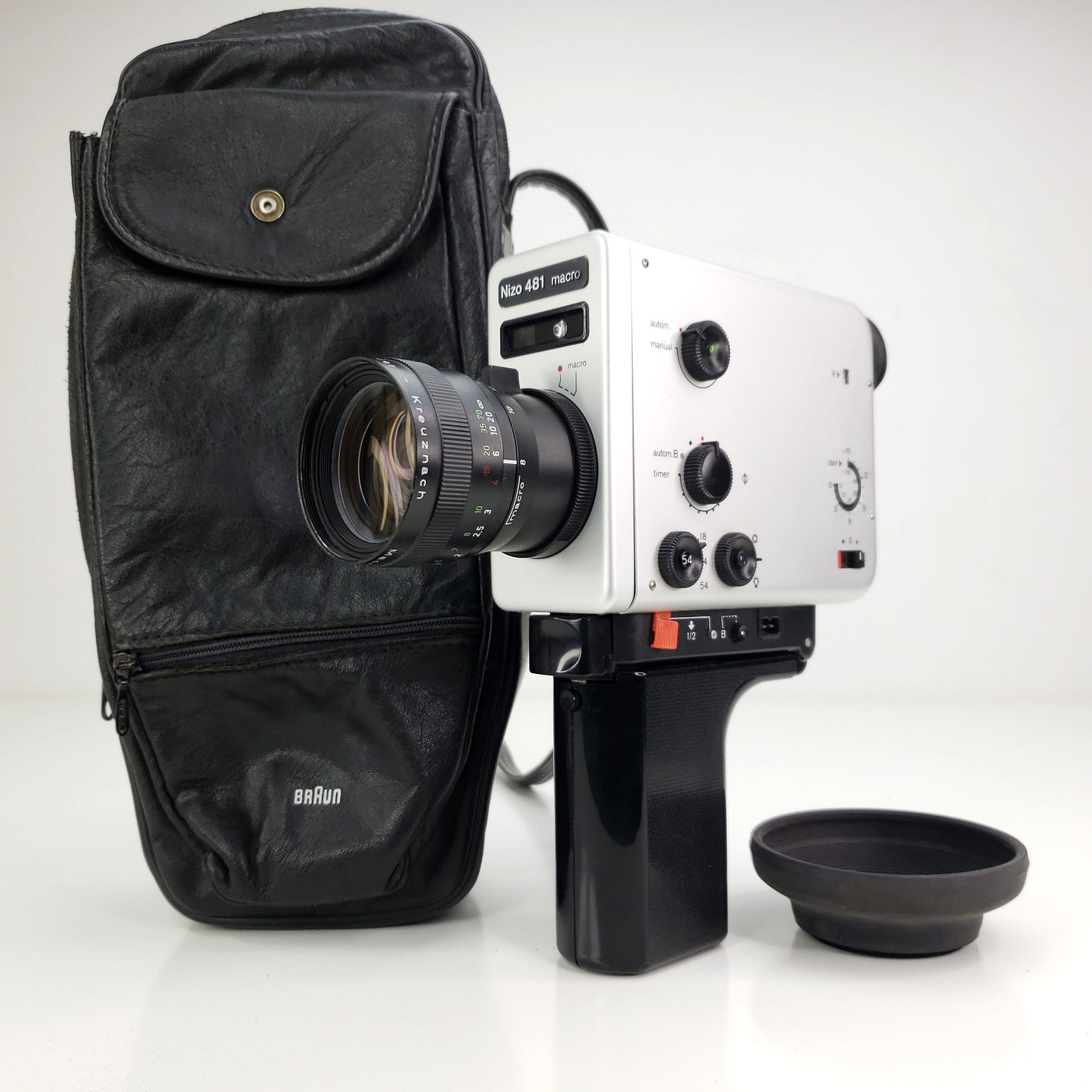 Nizo 481 Macro - Fully Serviced by MonsterFlipsUSA - Includes Light meter battery adapters, and Bag! Super 8 Cameras Braun Nizo 