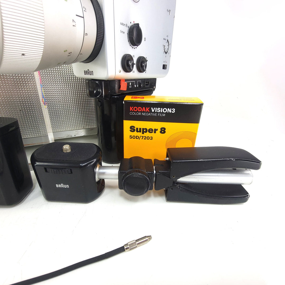 Nizo 801 Macro Super 8 Camera Ultimate Bundle in Excellent Condition Super 8 Cameras Braun Nizo 