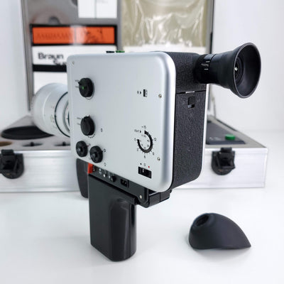 Nizo 801 Macro Super 8 Camera With Aluminum Protective Case - Ultimate Bundle Super 8 Cameras Braun Nizo 