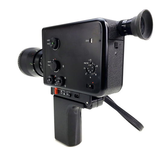 Nizo 801 Super 8 Camera Black Edition With Aluminum Case Professionally Serviced and Fully Tested Super 8 Cameras Braun Nizo 