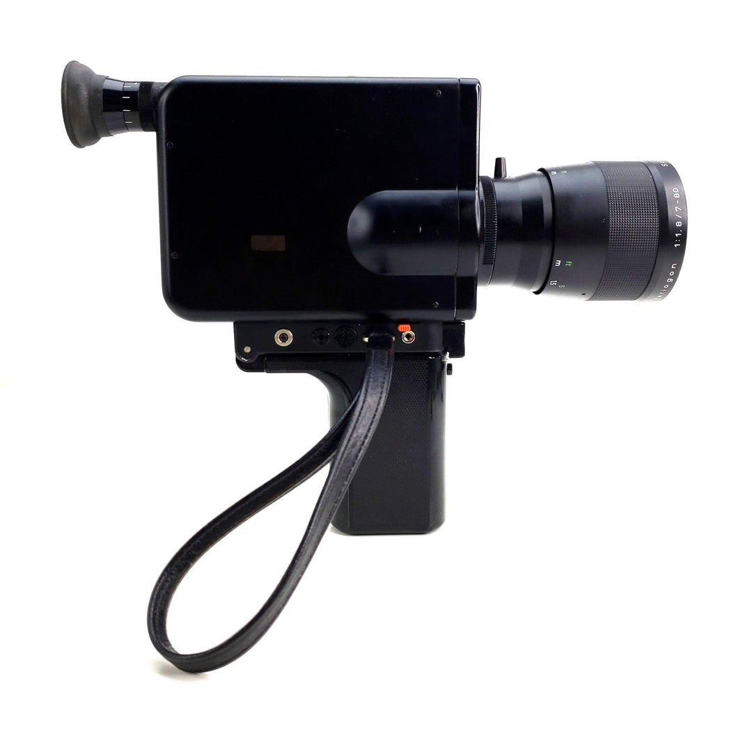 Nizo 801 Super 8 Camera Black Edition With Aluminum Case Professionally Serviced and Fully Tested Super 8 Cameras Braun Nizo 