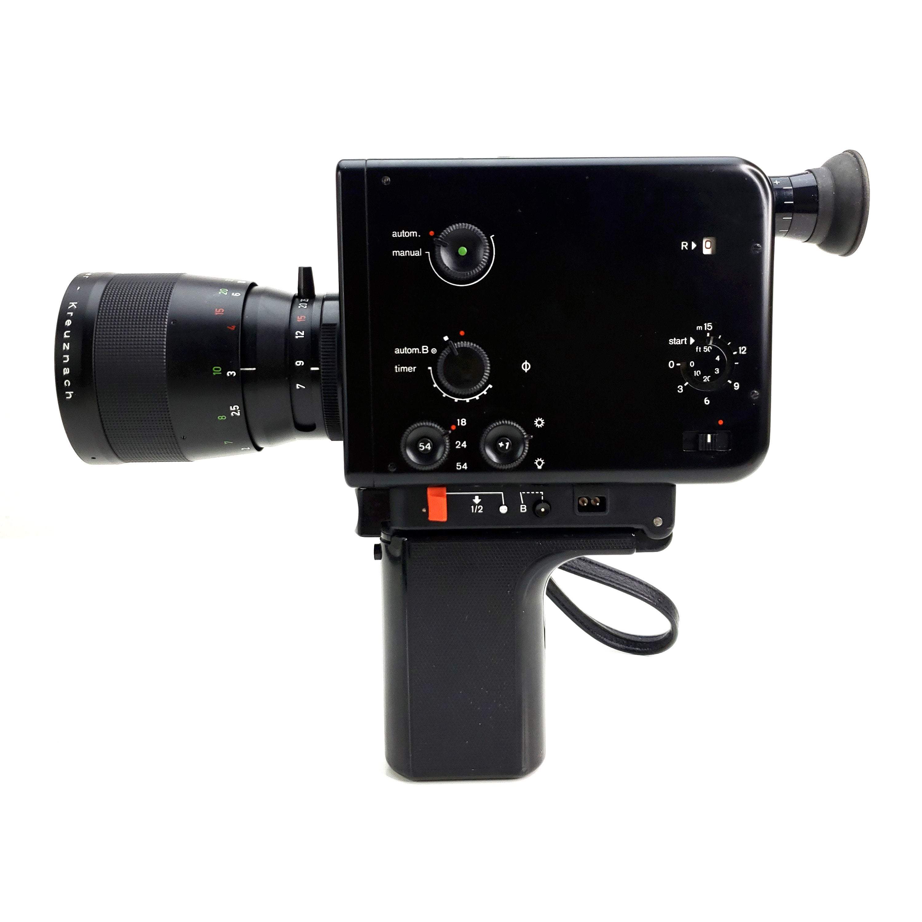 Nizo 801 Super 8 Camera Black Edition With Aluminum Case