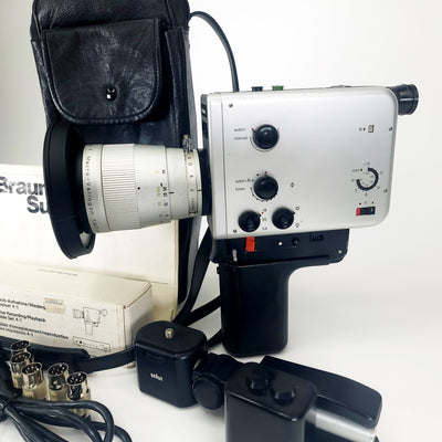 Nizo Professional Super 8 Camera FULLY Functioning With Pulse Recording Cable Set For Synchronized Filming and Sound Recording MonsterFlipsUSA 