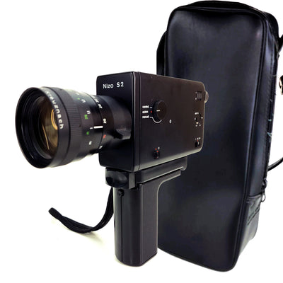 Nizo S2 Super 8 Camera Professionally Serviced and Fully Functioning - Vintage Original Bag Included Super 8 Cameras Braun Nizo 