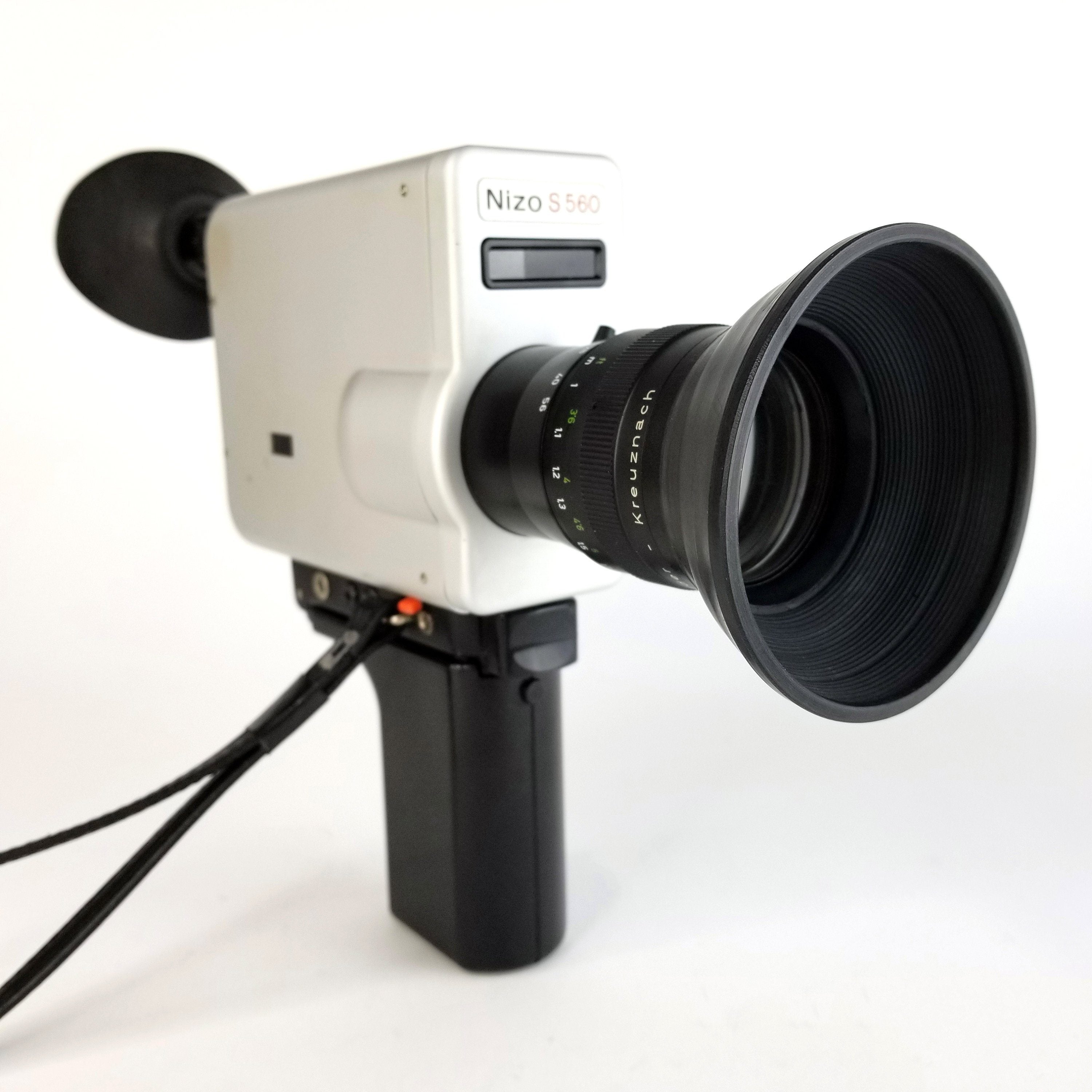 Nizo S560 Super 8 Camera with Light Meter Battery Adapters and